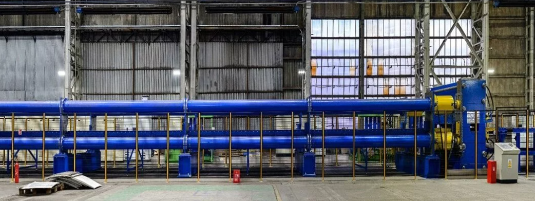 A 30-meter Stretch Leveller (Stretcher) installed on the CTL Fimi line.